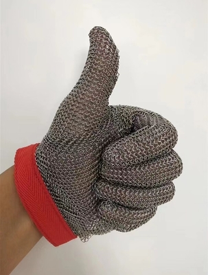Stainless steel CUT RESISTANT  GLOVES ring mesh chain mail mesh auti-cutting safety gloves S M L XL XXL